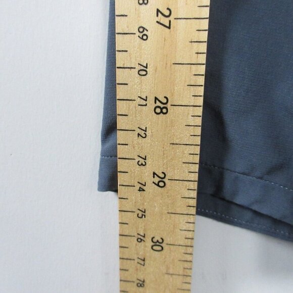 Spanx On the Move Women's Tapered Pants L Tall Blue Stretch Workouts Gym 200 - Picture 4 of 11